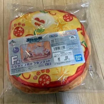 [ 익명 배송 ] 원피스 미래섬 에그헤드 제일복권 F상 피자 케이스 담요