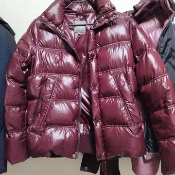 DUVETICA 버건디 다운 자켓 L