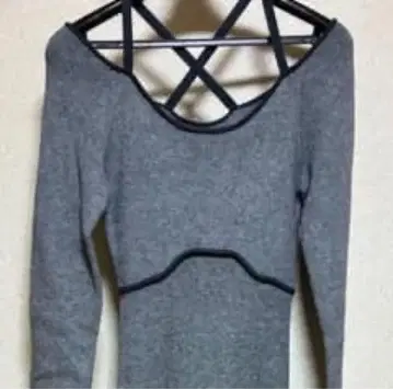 리젝시 코르셋 디자인 니트 원피스