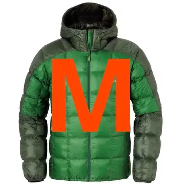 몽벨 스페리오 다운 후드티 EX800 수납 봉투 포함 M 사이즈 그린