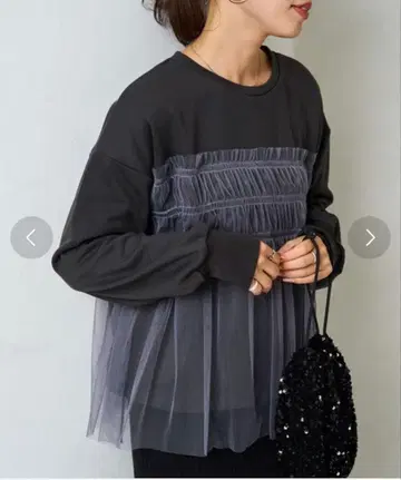 FREAK'S STORE 튤 개더 맨투맨