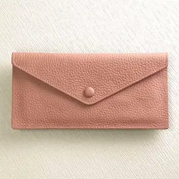 미사용 새상품, 스냅 버튼 부착 멀티 카드 케이스 롱 지갑