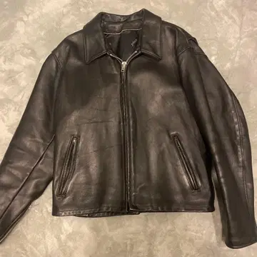 SCHOTT 천연 가죽 자켓 (보아 없음, 사용감 약간 있음)