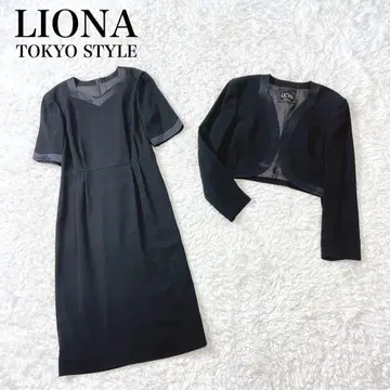 리오나 도쿄 스타일 블랙 포멀 자켓 원피스 셋업