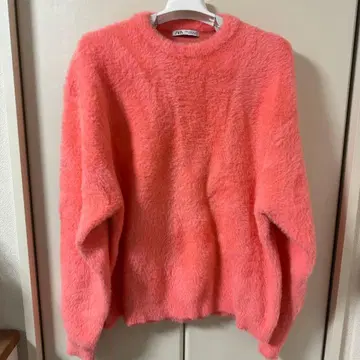 ZARA 뽀송뽀송 니트 핑크