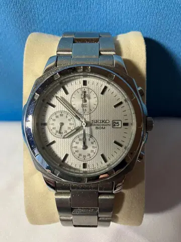 [배터리 방전] SEIKO 50m 크로노그래프 손목시계 T02