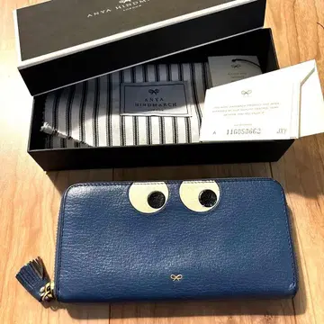 안야 힌드마치 지갑 지갑 장지갑 블루