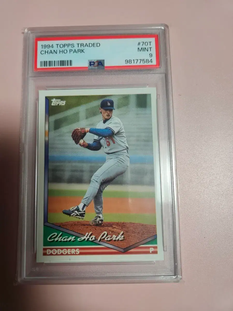 박찬호 PSA 9등급 1994 Topps 루키 카드
