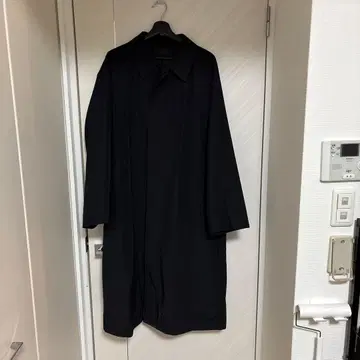 UNIQLO U 오버사이즈 스텐카라 코트 블랙