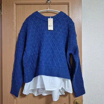 새상품 상의 니트