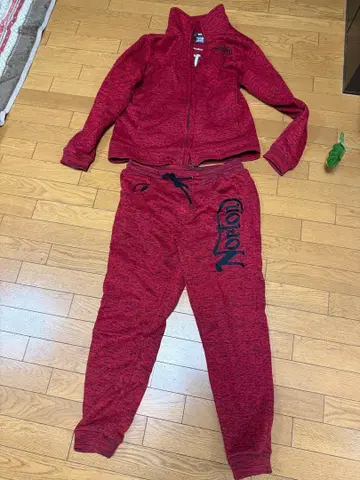 Norton 레드 맨투맨 세트 X-LARGE 아래 L사이즈