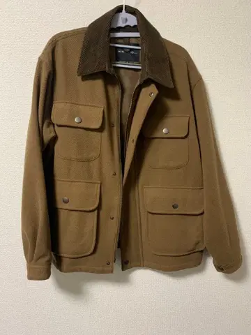 NIKO AND - 브라운 코듀로이 카라 자켓