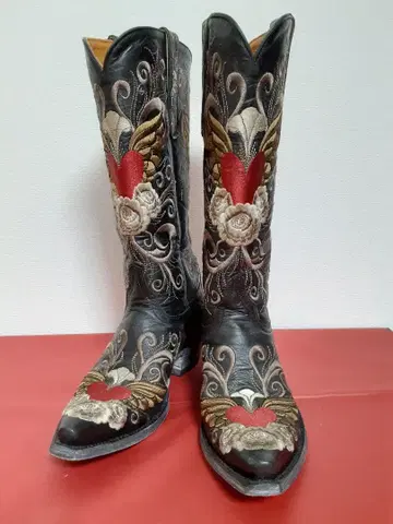 올드 그린 웨스턴 부츠 23.5