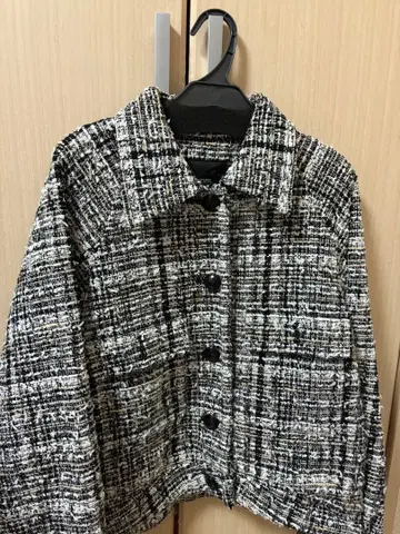 새상품급 Diagram 오버 사이즈 트위드 자켓