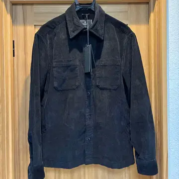 [새상품] REIGNING CHAMP 코듀로이 오버셔츠 블랙 S
