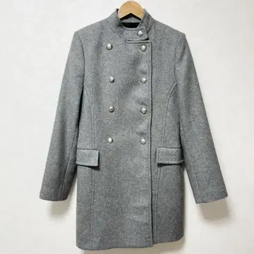 [새상품급] ZARA M 사이즈 나폴레옹 코트 피코트 그레이
