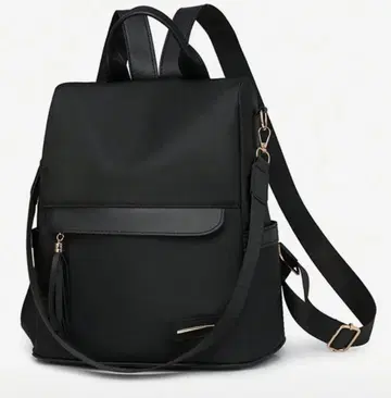 블랙 심플 백팩