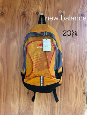 [택 포함 새상품] new balance 백팩 오렌지 23리터