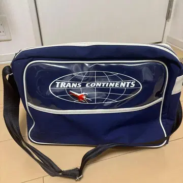 TRANS CONTINENTS 숄더백 네이비