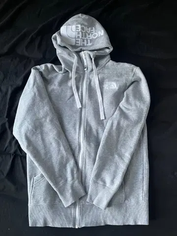 THE NORTH FACE 그레이 풀 집업 후드티