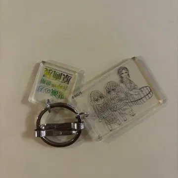 귀멸의 칼날 원화전 클리어 베이스 키링 무이치로 유이치로