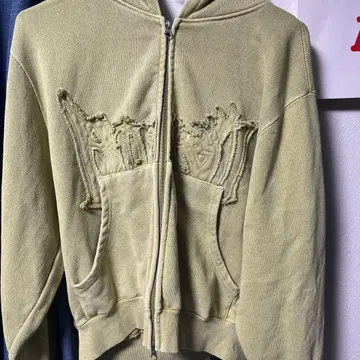 BLESSU 지퍼 후드티