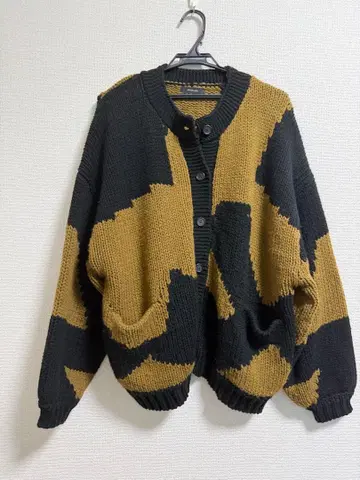 JEANASIS 아브스트랙트 가디건 JS064406MN