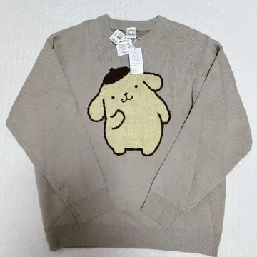 [ 새상품 ] 산리오 폼폼푸딩 니트 스웨터 M