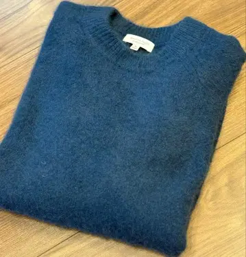 남성용 네이비 니트