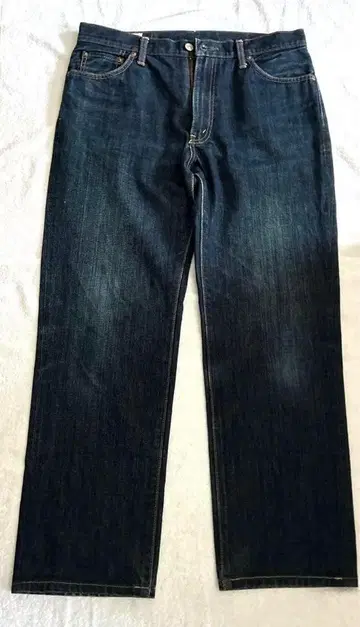 캔톤 CANTON lot505 스트레이트 청바지 허리 줄였습니다