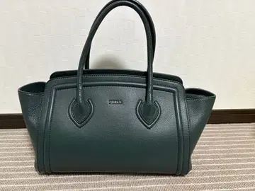 FURLA 다크 그린 핸드백