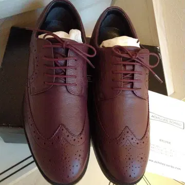 Achilles 버건디 윙 팁 24.5cm