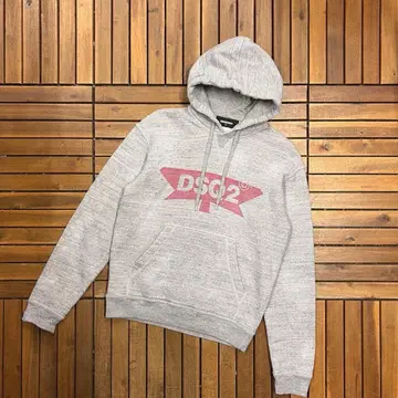 DSQUARED2 이탈리아제 데미지 가공 맨투맨 후드티 페인트 로고