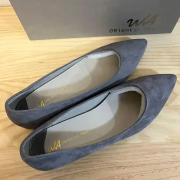 ORiental Traffic 그레이 스틸레토 펌프스