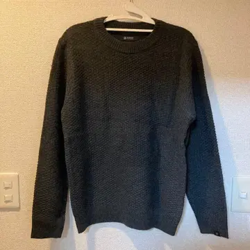 나노 유니버스 nano universe 니트 긴팔 차콜 그레이