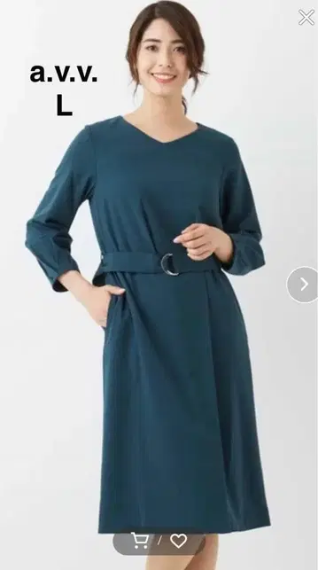 a.v.v 원피스 L 다크 그린