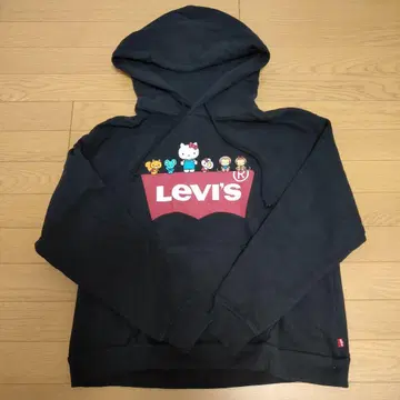 LEVI'S HELLO KITTY 키티 콜라보 후드티 블랙