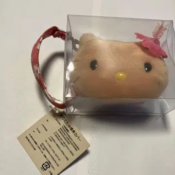 헬로키티 접이식 핸드폰 커버 꽃무늬 리본 포함