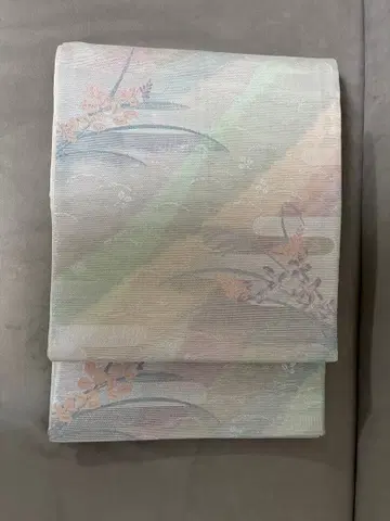 꽃무늬 후쿠로 오비 다색