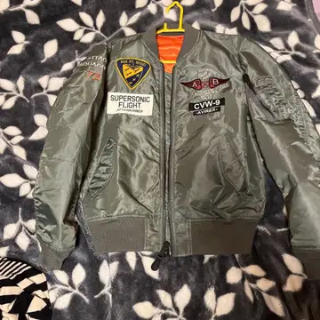 AVIREX 플라이트 자켓 MA-1 CVW-9 카키