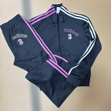 adidas 저지 세트 블랙/핑크