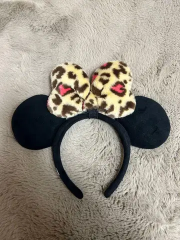 레오파드 무늬 머리띠