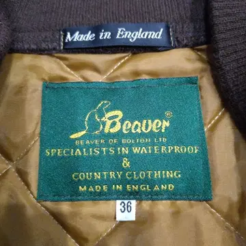 Beaver 방수 퀼팅 자켓 36