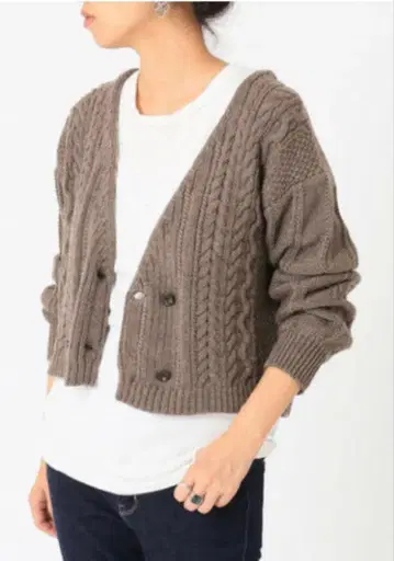 FRAMeWORK 프레임워크 케이블 니트 가디건 볼레로