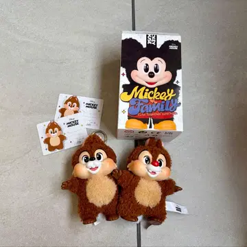 [칩 데일] 키링 2개 세트 MickeyFamily
