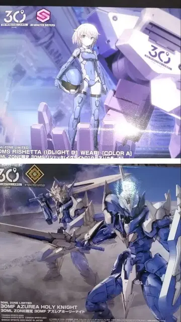 2체 세트 리세타 아즈레아 홀리 나이트