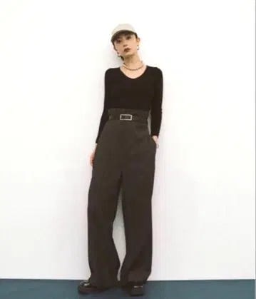 HANNE 슬랙스 팬츠 그레이 s 유니클로 gu