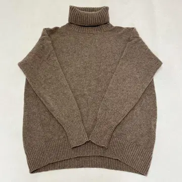 새상품급 PLST 캐시미어 혼방 터틀넥 니트 M
