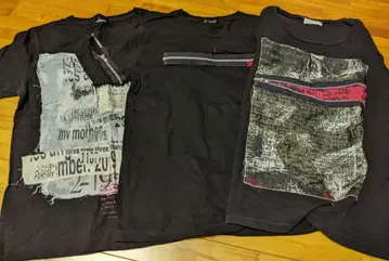 h.naoto T셔츠 3점 y2K