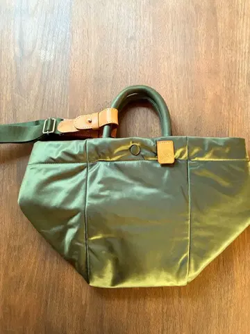 러셋 muku 카키 2WAY 숄더백 토트백